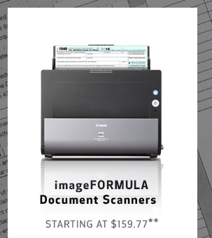 imageFORMULADocument Scanners  STARTING AT $167.10*