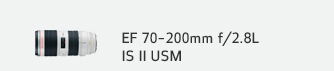 EF 70-200mm f/2.8L IS II USM