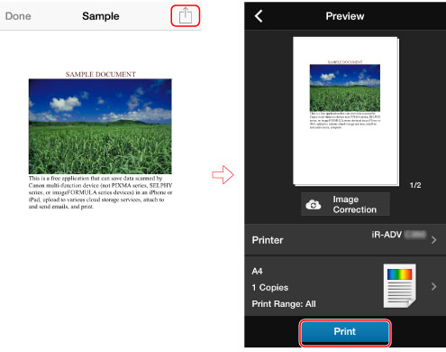 canon print app for iphone