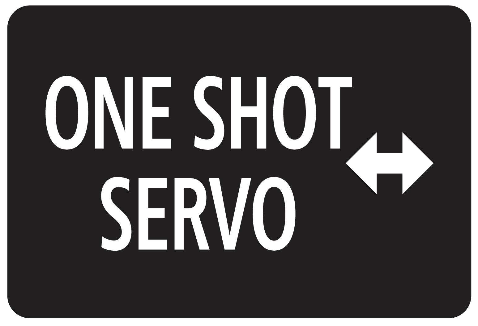 One Shot AF < > Servo AF icon