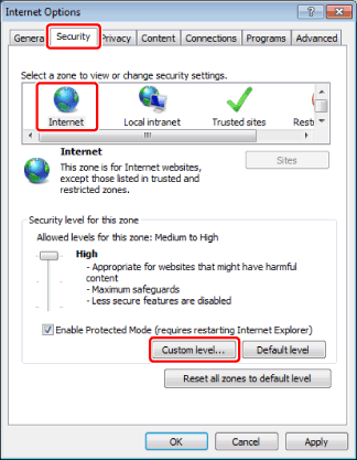 Internet Explorer Settings - Forms Services/Print Services User's Guide ...
