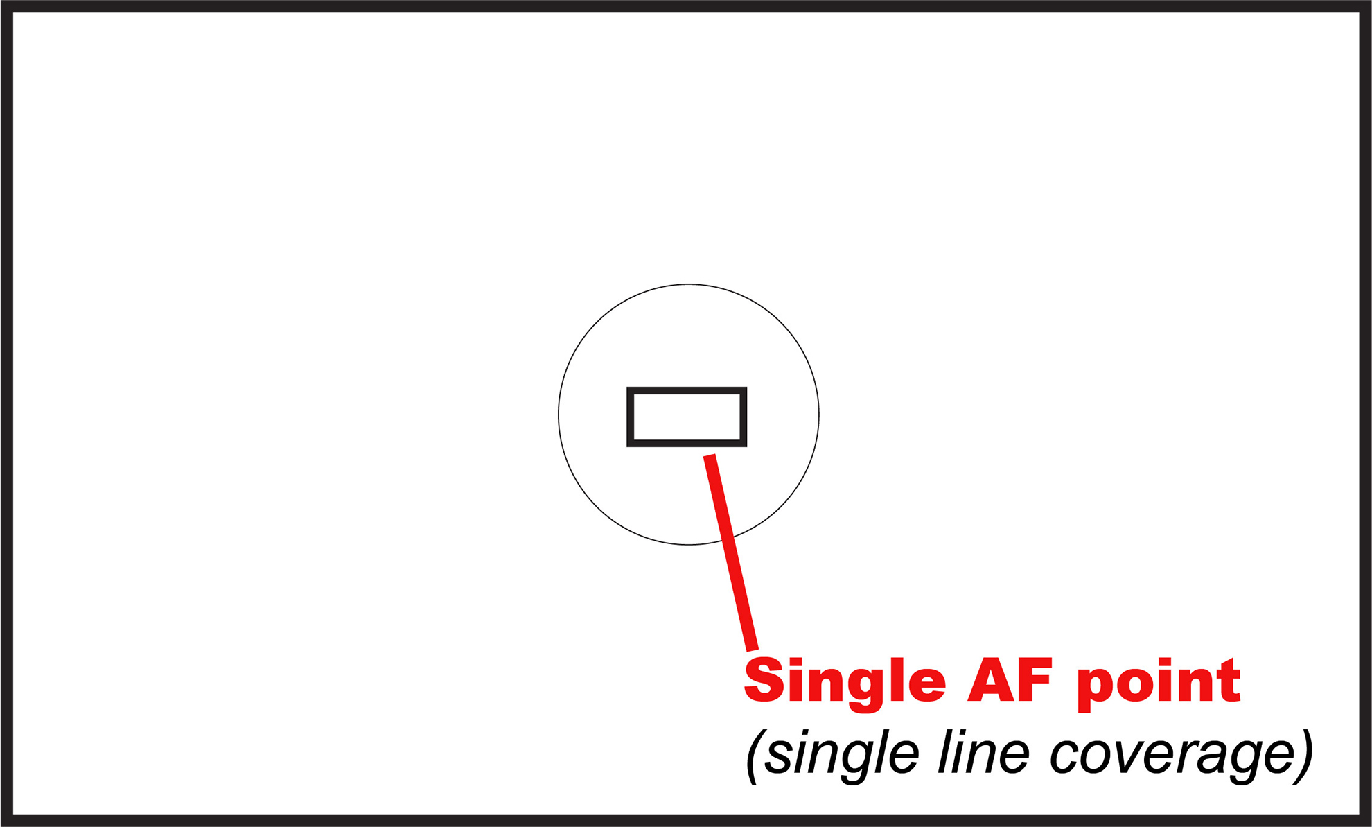Single AF point
