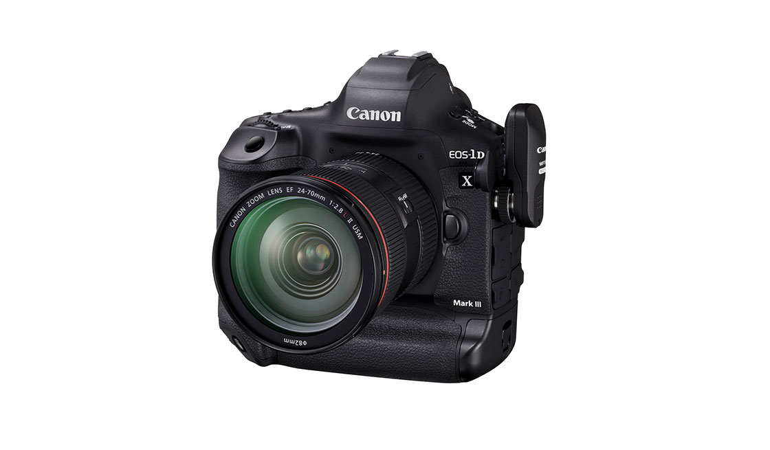 EOS 1D X front of camera