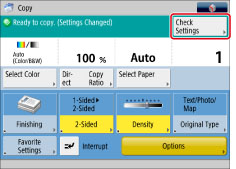 Changing and Canceling Copy Settings - Canon imageRUNNER ADVANCE C3330i ...
