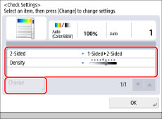 Changing and Canceling Copy Settings - Canon imageRUNNER ADVANCE C3330i ...