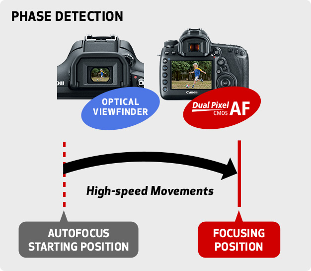 Contrast Detection vs Phase Detection