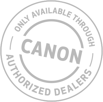 Only available through Canon authorized dealers