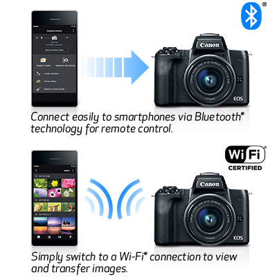 canon m50 wifi connection