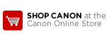 SHOP CANON at the Canon Online Store