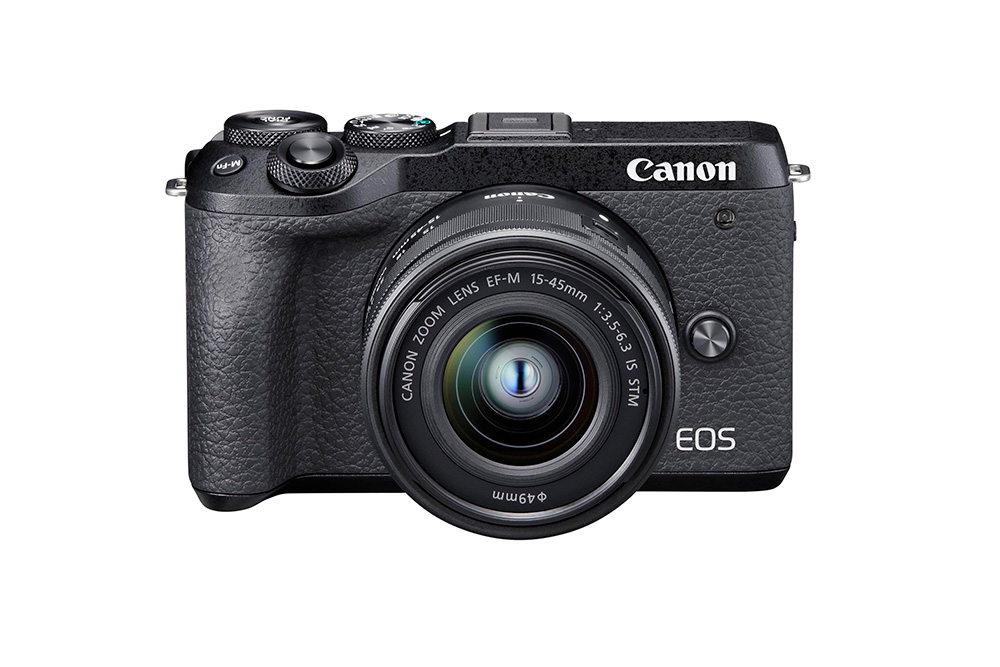 Front view of EOS M6 Mark II