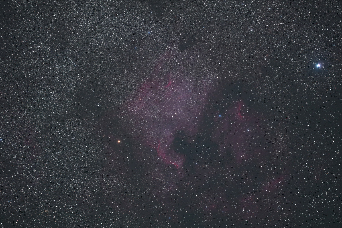 Image of nebula taken with EOS Ra