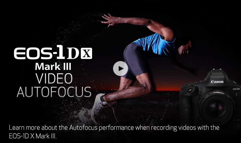 Canon EOS-1D X Mark III Autofocus when Video Recording video thumbnail