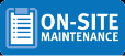 On-Site Maintenance checklist on clipboard