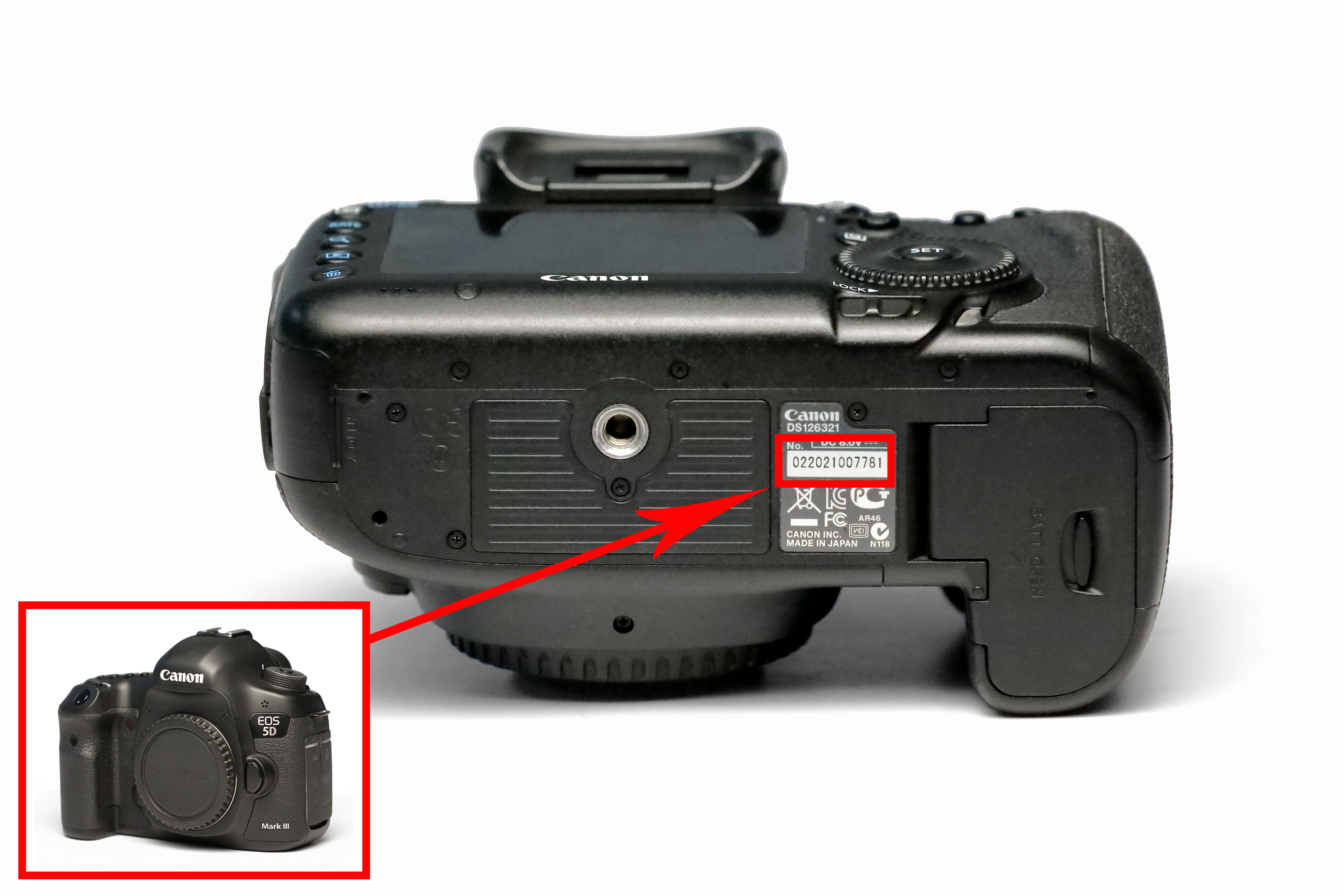 canon serial number lookup 163713